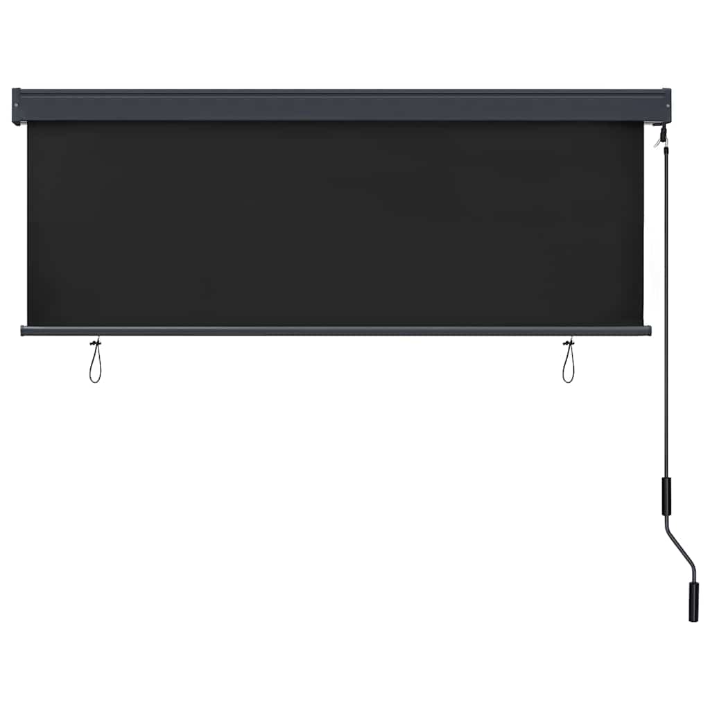 Rolgordijn Gestreept Antraciet 180 x 250 cm Stof en Aluminium is nu te koop bij PeponiXL, paradijselijk wonen!