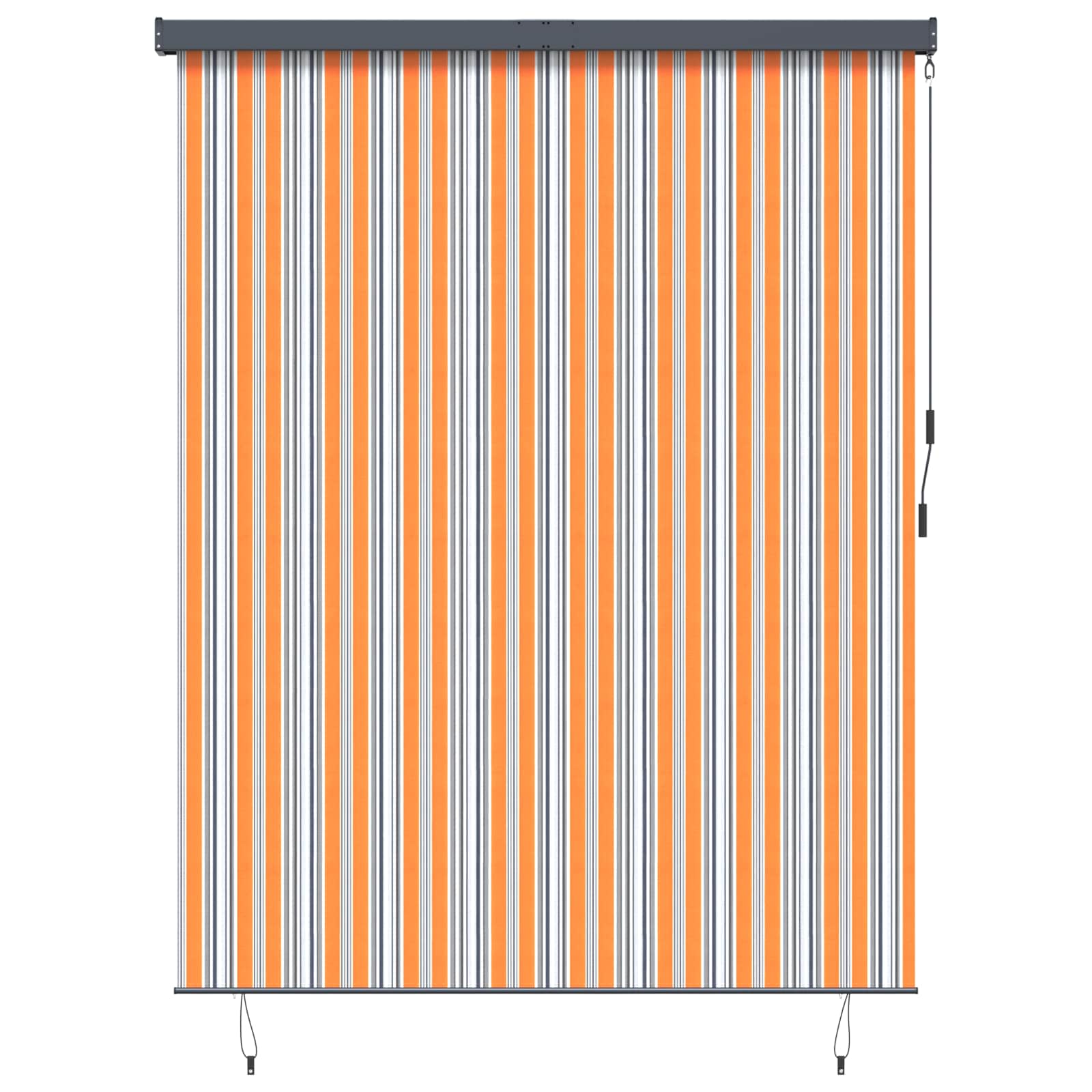 Rolgordijn Geel en Blauw 200 x 250 cm Stof en Aluminium is nu te koop bij PeponiXL, paradijselijk wonen!
