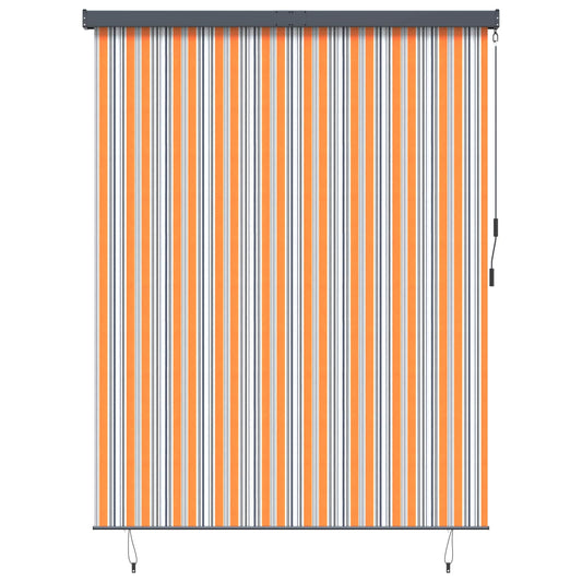 Rolgordijn Geel en Blauw 200 x 250 cm Stof en Aluminium is nu te koop bij PeponiXL, paradijselijk wonen!