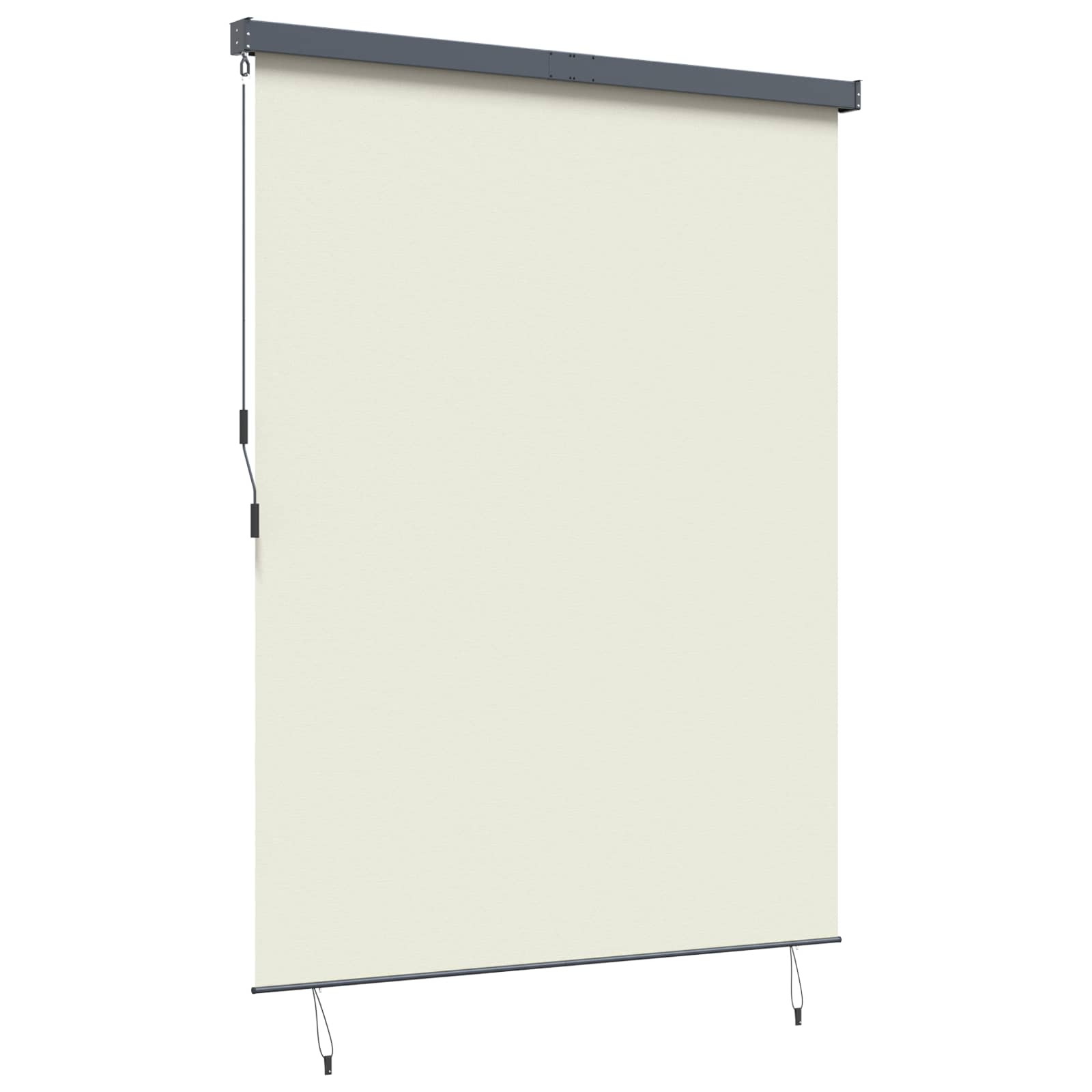 Rolgordijn Crèmekleurig 200 x 250 cm Stof en Aluminium is nu te koop bij PeponiXL, paradijselijk wonen!