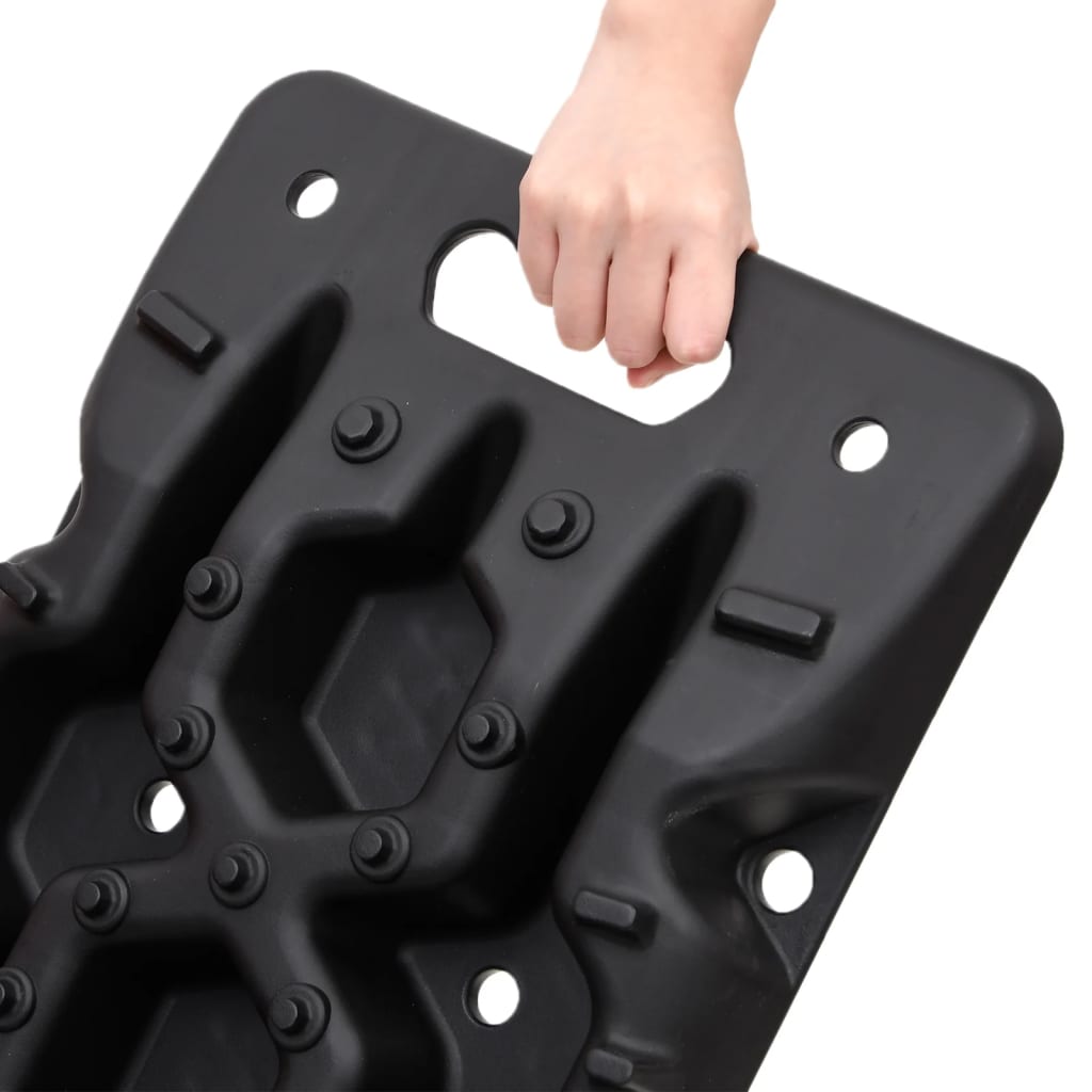 Gripplaten 2 st 107x31x7 cm nylon zwart is nu te koop bij PeponiXL, paradijselijk wonen!
