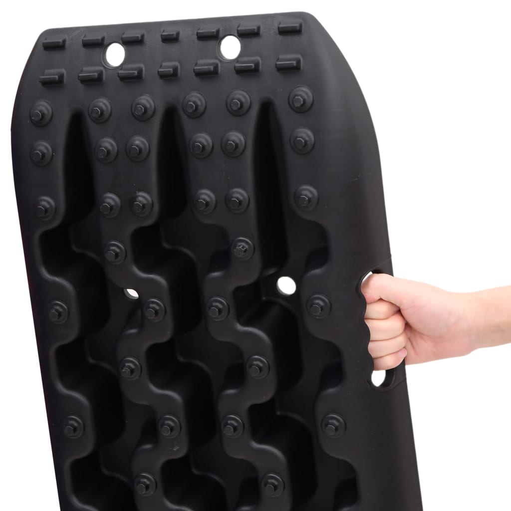 Gripplaten 2 st 106x30,5x7 cm nylon zwart is nu te koop bij PeponiXL, paradijselijk wonen!