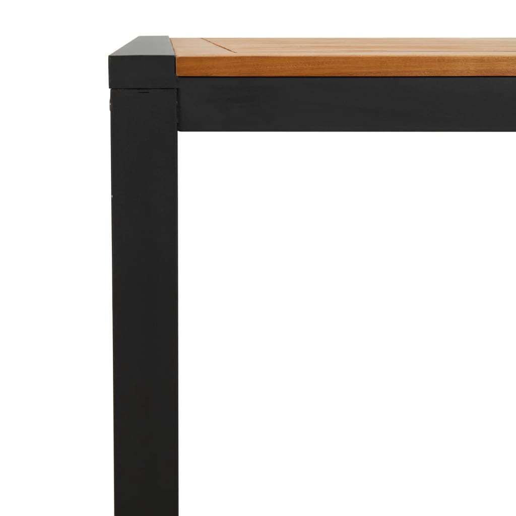 Tuintafel met U-vormige poten 180x90x75 cm massief acaciahout is nu te koop bij PeponiXL, paradijselijk wonen!