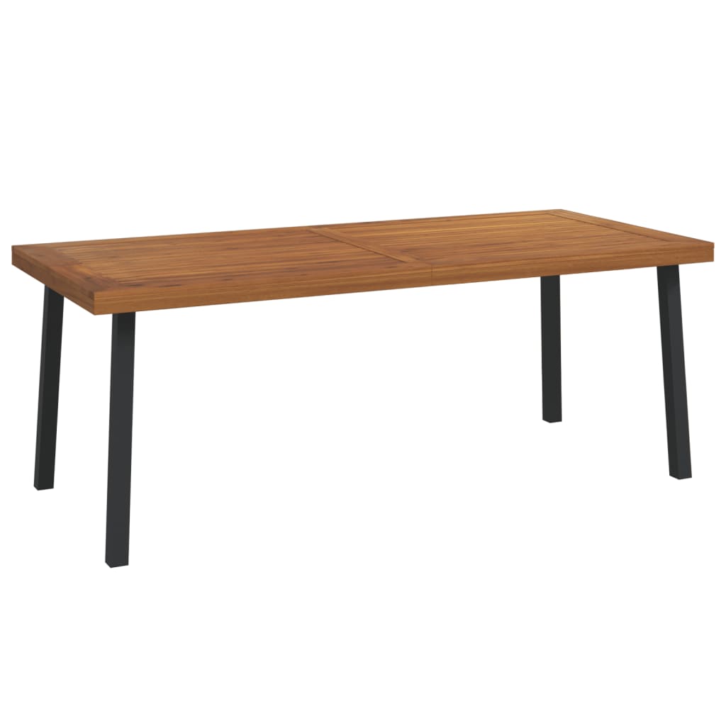 Tuintafel 200x100x75 cm massief acaciahout is nu te koop bij PeponiXL, paradijselijk wonen!