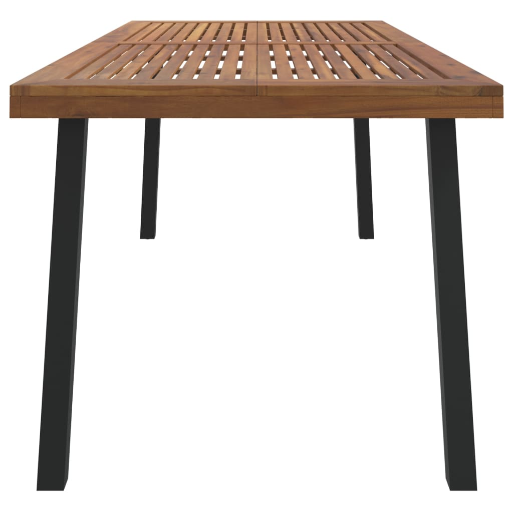 Tuintafel 200x100x75 cm massief acaciahout is nu te koop bij PeponiXL, paradijselijk wonen!