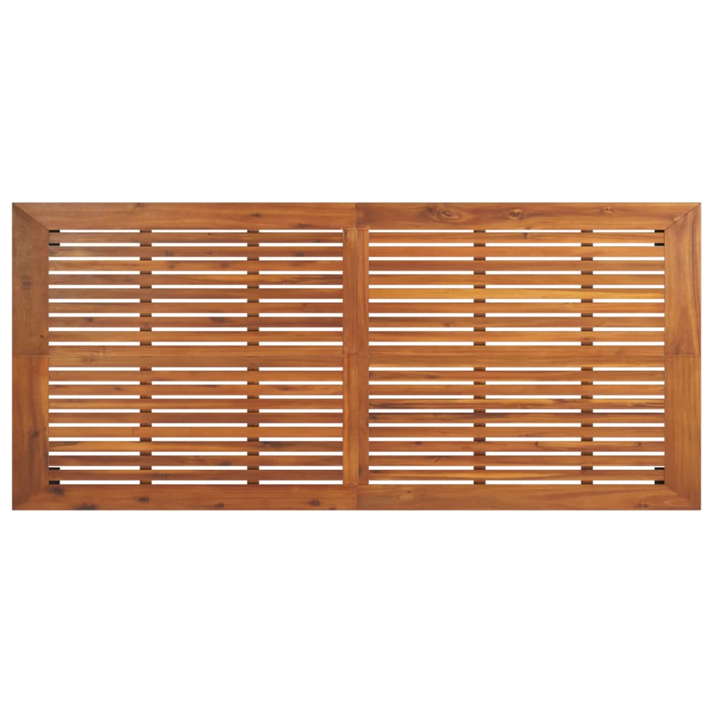 Tuintafel 200x100x75 cm massief acaciahout is nu te koop bij PeponiXL, paradijselijk wonen!