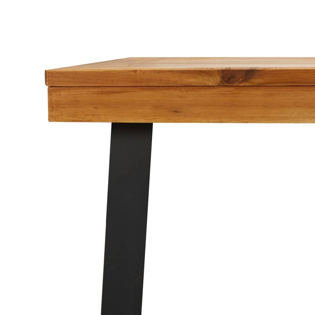 Tuintafel 200x100x75 cm massief acaciahout is nu te koop bij PeponiXL, paradijselijk wonen!