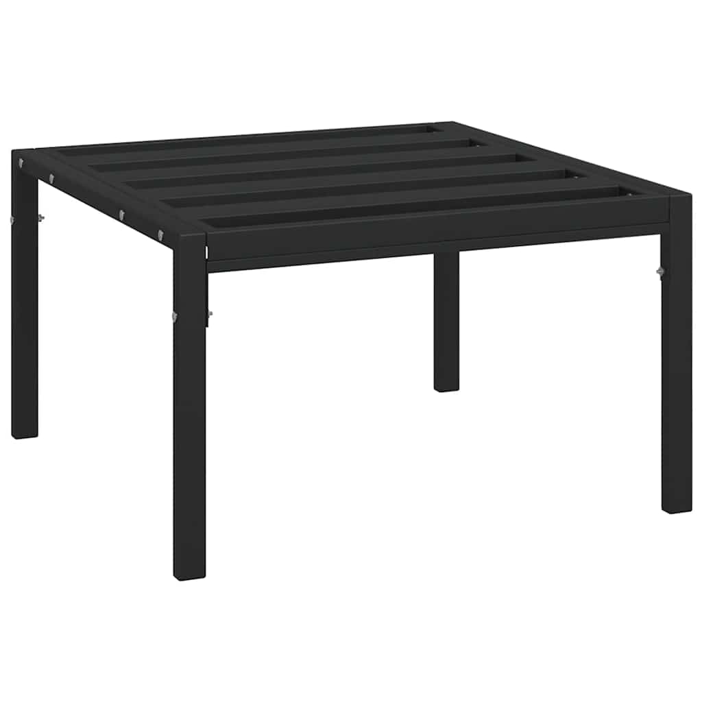 Tuinvoetenbanken met zandkleur kussens 2 st 60x60x35 cm staal is nu te koop bij PeponiXL, paradijselijk wonen!