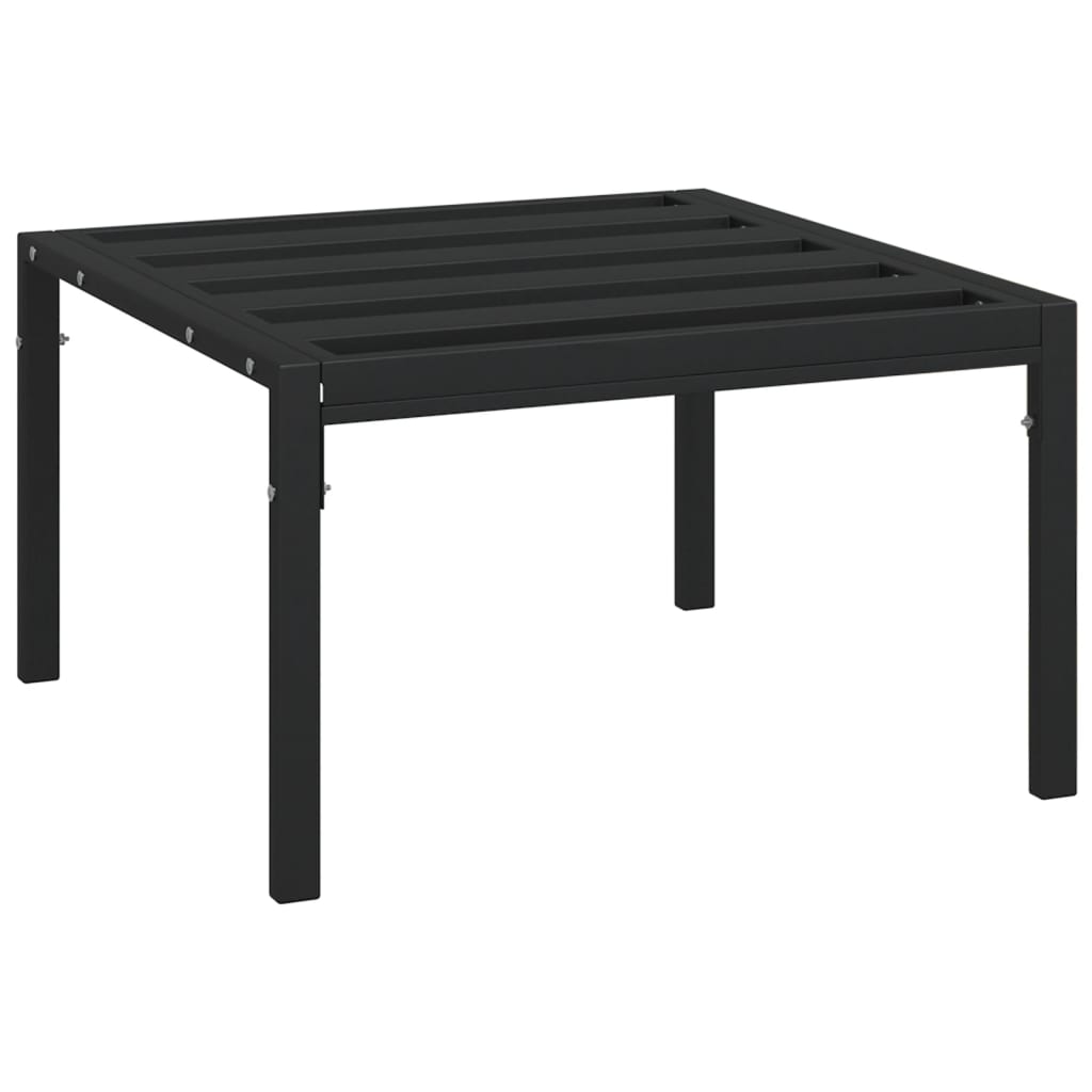 Tuintafel 60x60x35 cm staal zwart is nu te koop bij PeponiXL, paradijselijk wonen!