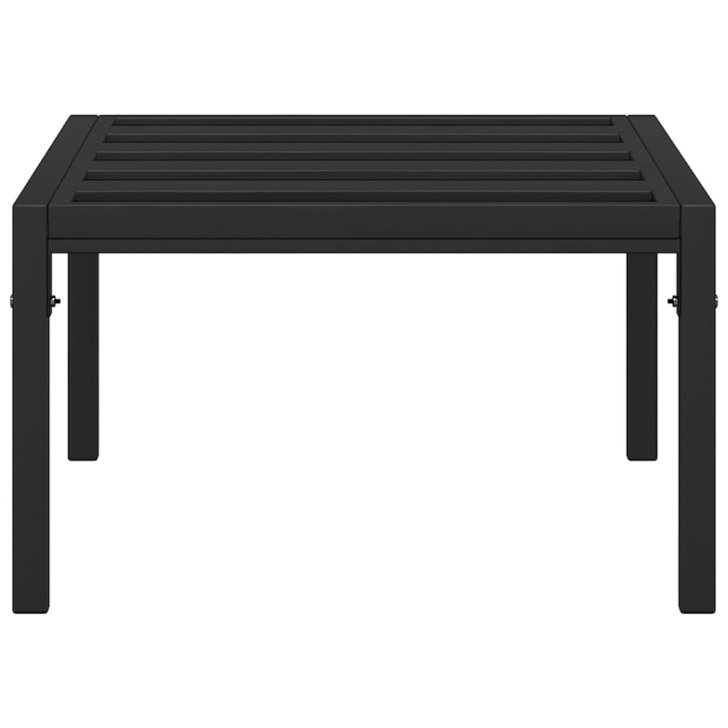 Tuintafel 60x60x35 cm staal zwart is nu te koop bij PeponiXL, paradijselijk wonen!