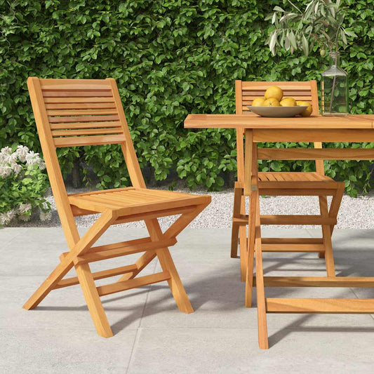 Tuinstoelen inklapbaar 2 st 47x62x90 cm massief teakhout is nu te koop bij PeponiXL, paradijselijk wonen!