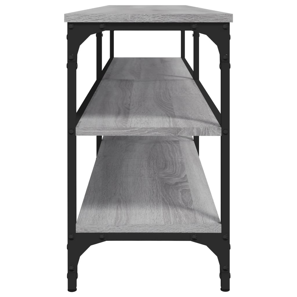 Tv-meubel 160x30x50 cm bewerkt hout grijs sonoma eikenkleurig is nu te koop bij PeponiXL, paradijselijk wonen!