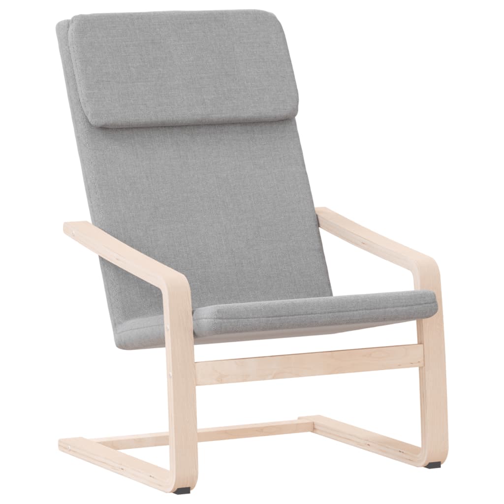 Relaxstoel stof lichtgrijs is nu te koop bij PeponiXL, paradijselijk wonen!