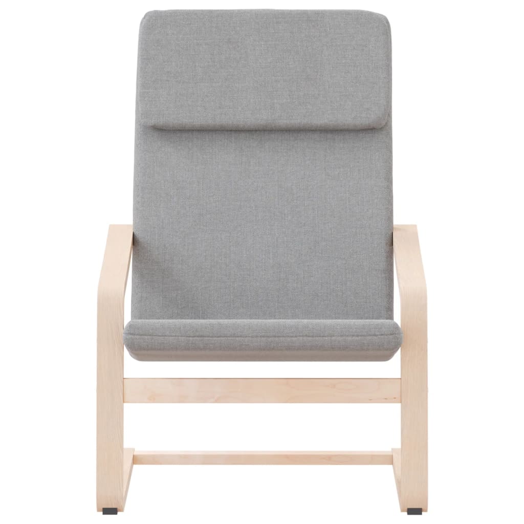 Relaxstoel stof lichtgrijs is nu te koop bij PeponiXL, paradijselijk wonen!