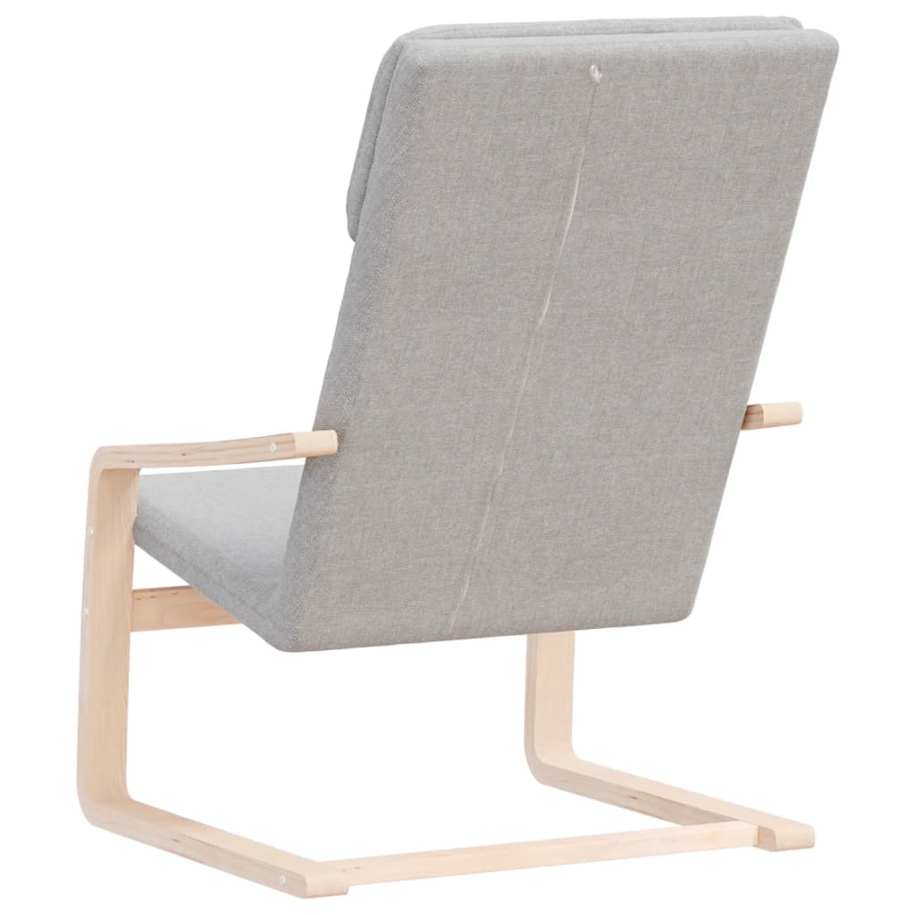 Relaxstoel stof lichtgrijs is nu te koop bij PeponiXL, paradijselijk wonen!