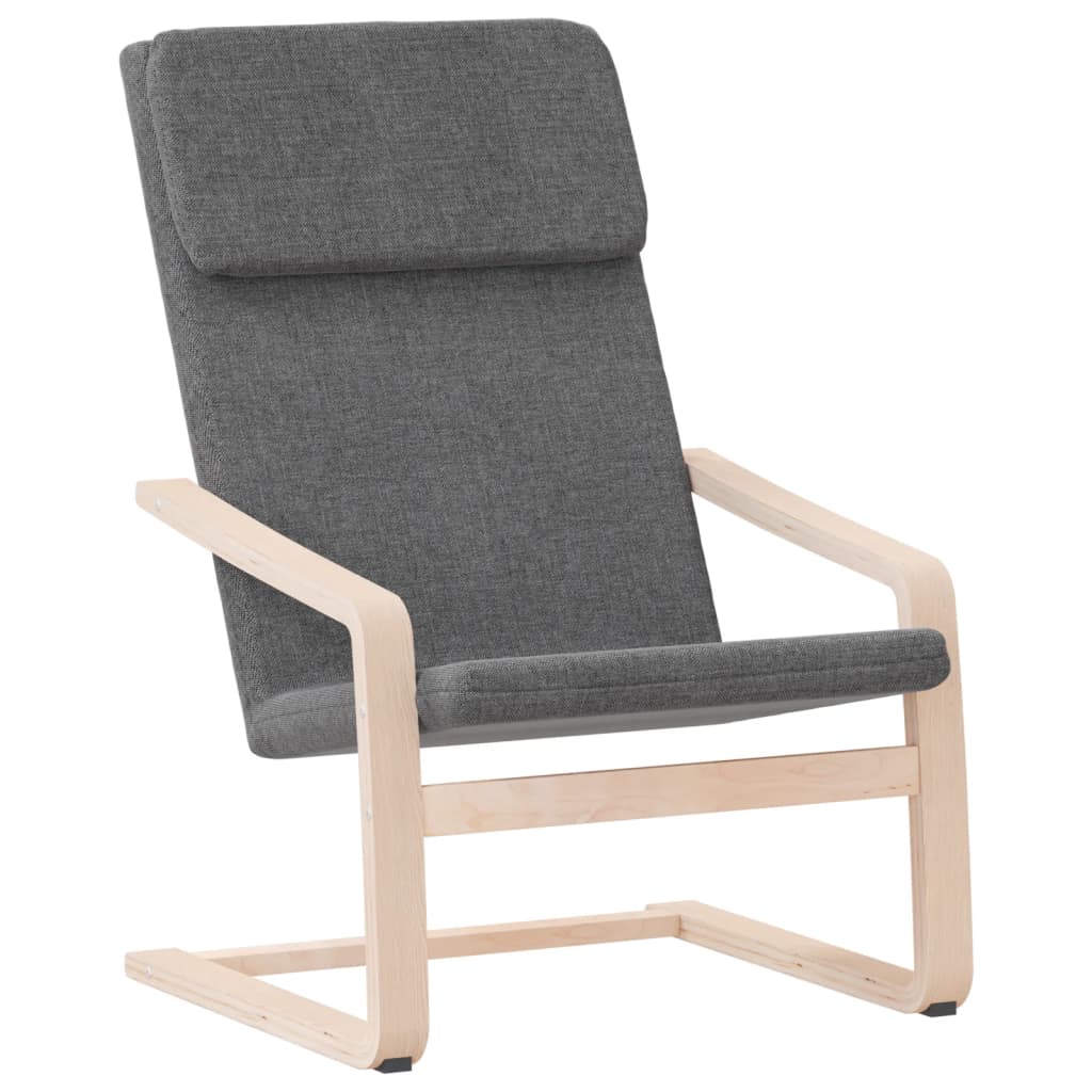 Relaxstoel stof donkergrijs is nu te koop bij PeponiXL, paradijselijk wonen!