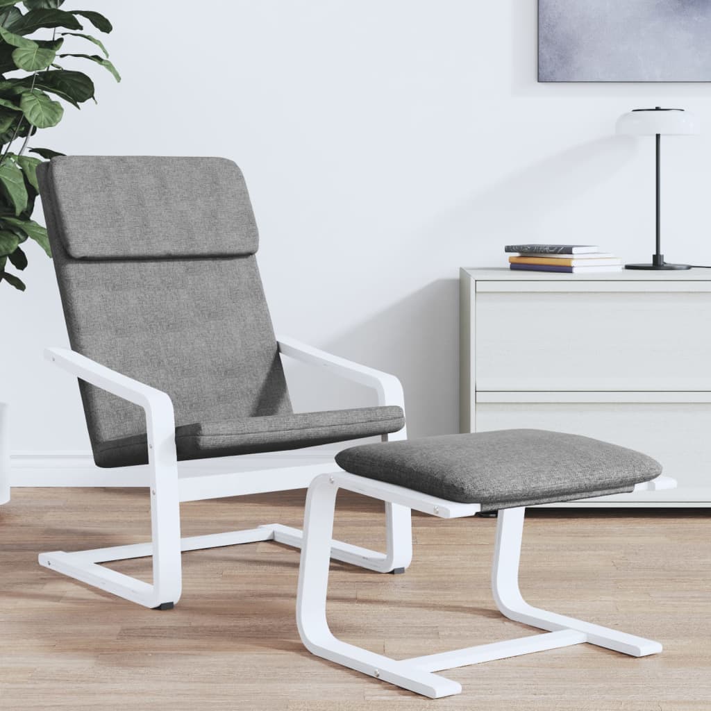 Relaxstoel stof donkergrijs is nu te koop bij PeponiXL, paradijselijk wonen!