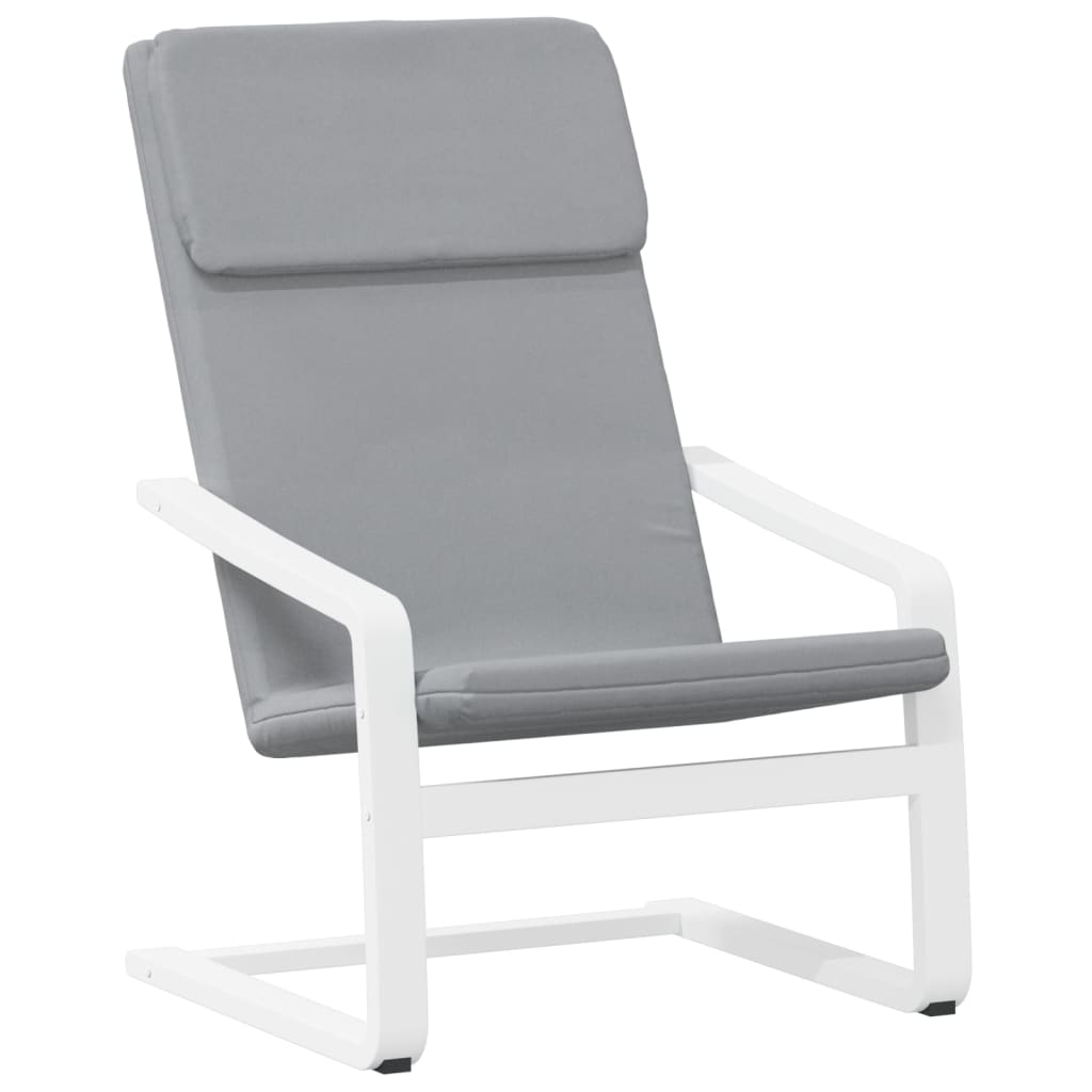 Relaxstoel stof lichtgrijs is nu te koop bij PeponiXL, paradijselijk wonen!