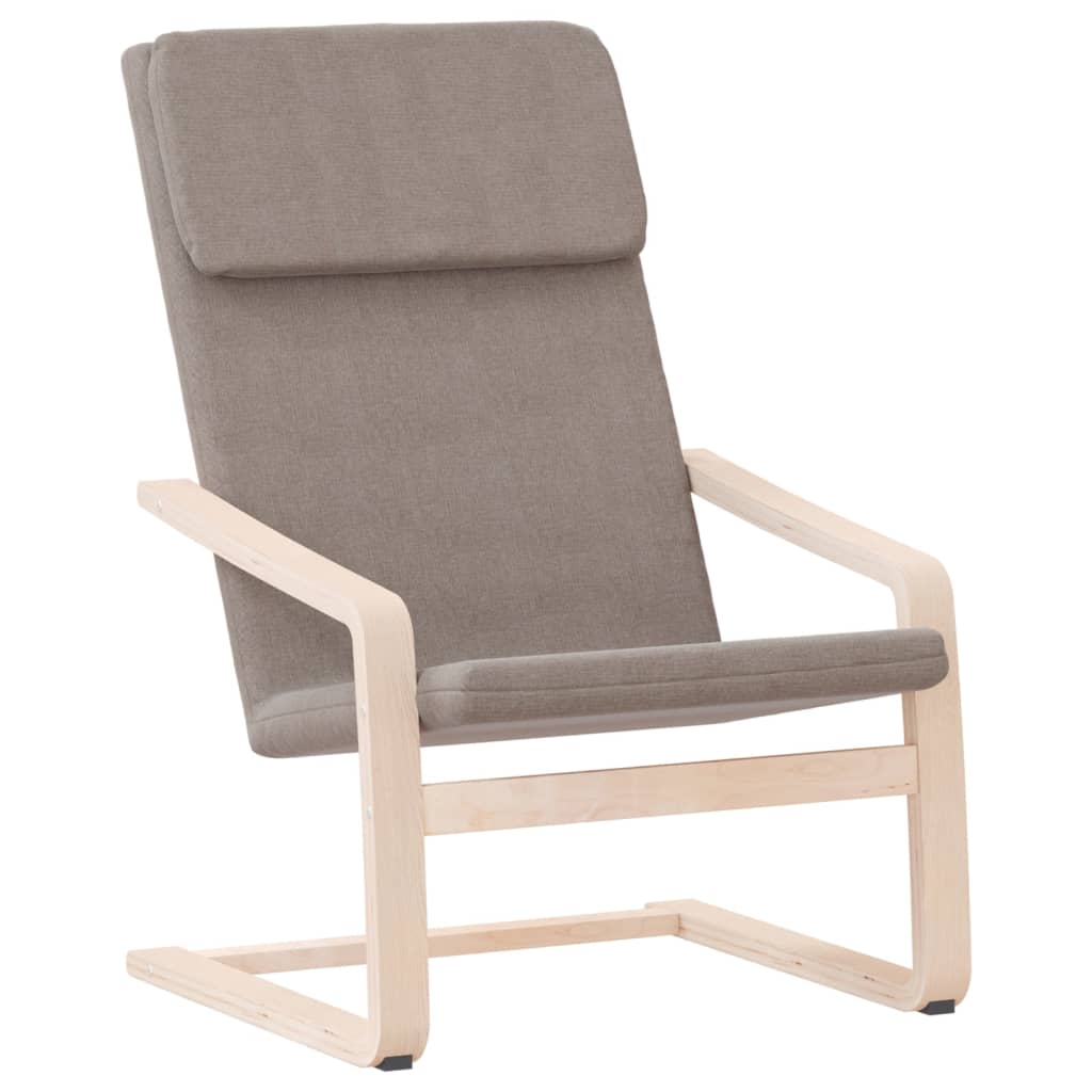Relaxstoel stof taupe is nu te koop bij PeponiXL, paradijselijk wonen!