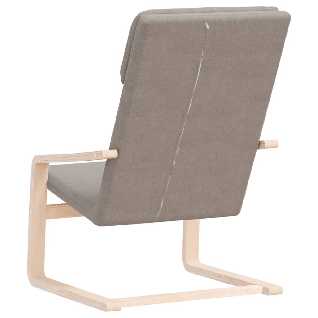 Relaxstoel stof taupe is nu te koop bij PeponiXL, paradijselijk wonen!