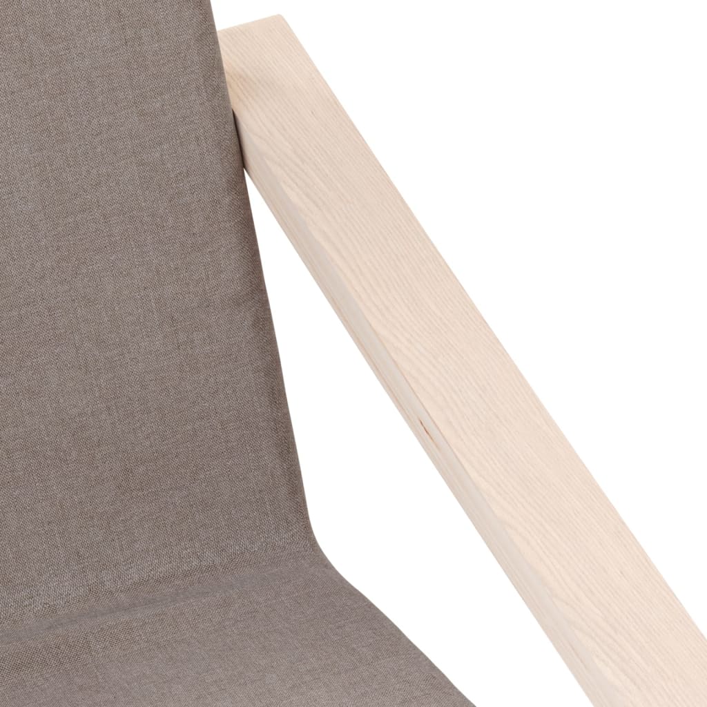 Relaxstoel stof taupe is nu te koop bij PeponiXL, paradijselijk wonen!