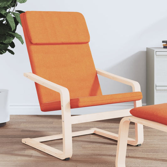 Relaxstoel stof donkergeel is nu te koop bij PeponiXL, paradijselijk wonen!
