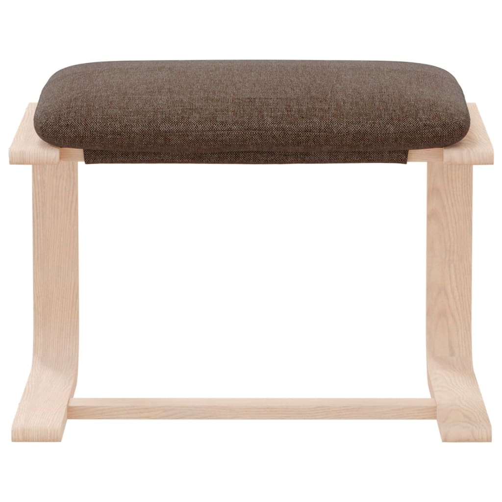 Voetenbank 51x41x40 cm stof donkergrijs is nu te koop bij PeponiXL, paradijselijk wonen!