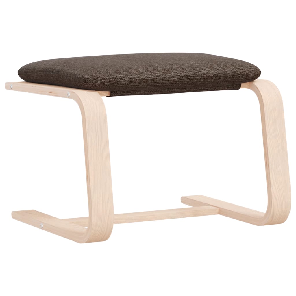 Voetenbank 51x41x40 cm stof donkergrijs is nu te koop bij PeponiXL, paradijselijk wonen!