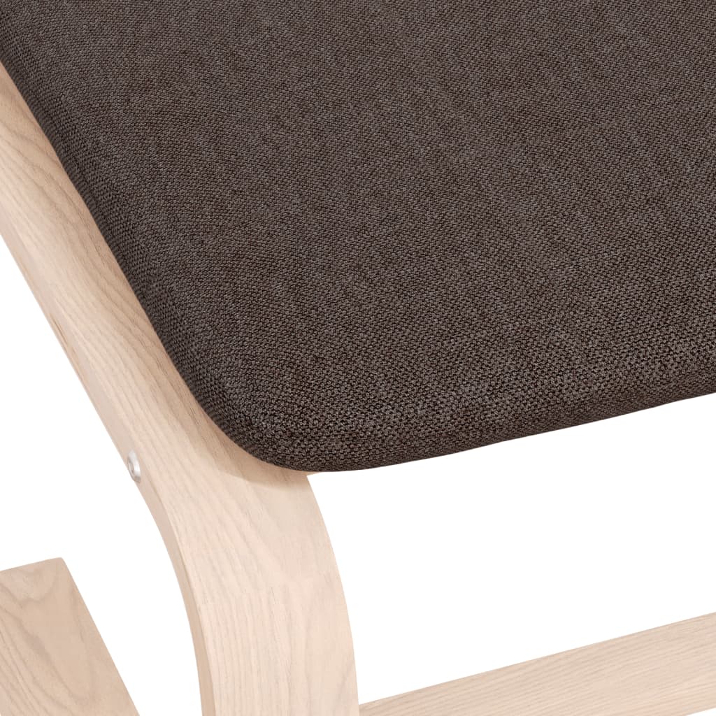 Voetenbank 51x41x40 cm stof donkergrijs is nu te koop bij PeponiXL, paradijselijk wonen!