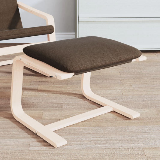 Voetenbank 51x41x40 cm stof donkergrijs is nu te koop bij PeponiXL, paradijselijk wonen!