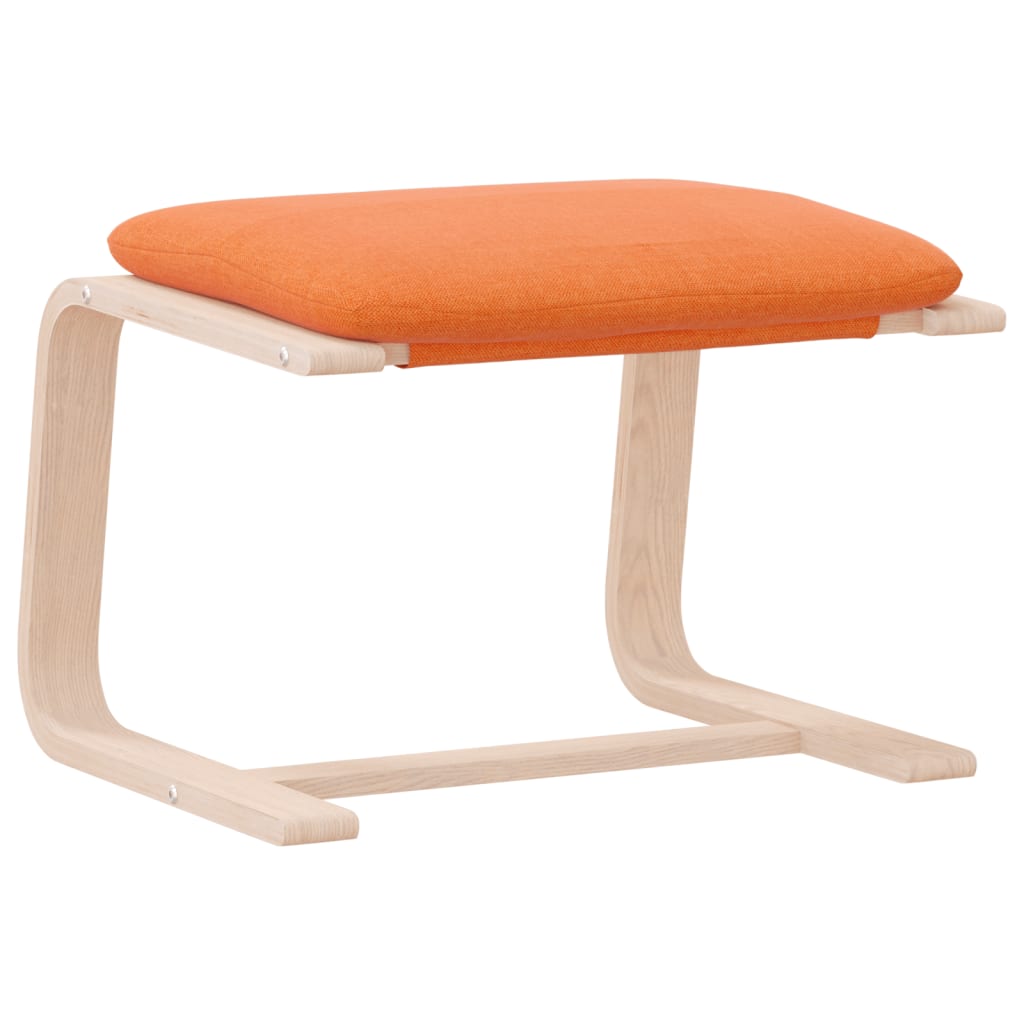 Voetenbank 51x41x40 cm stof donkergeel is nu te koop bij PeponiXL, paradijselijk wonen!