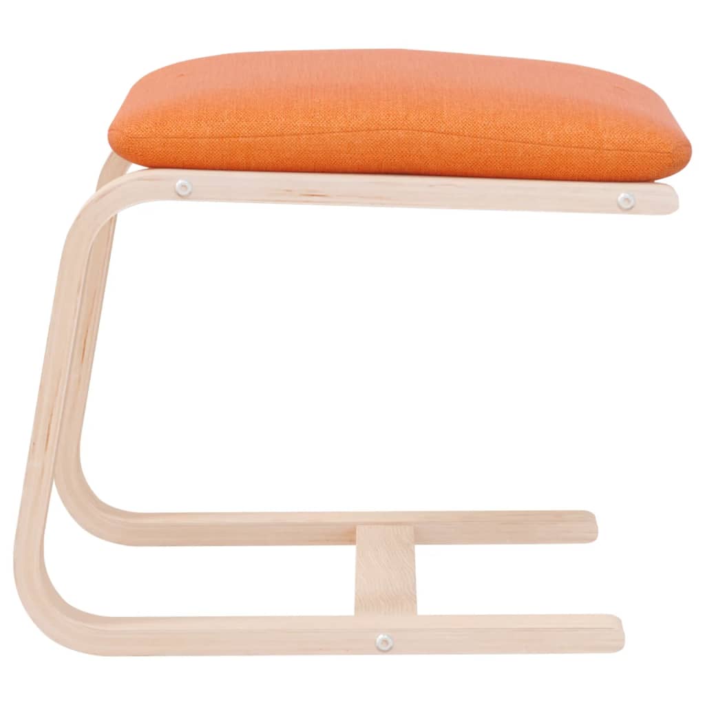 Voetenbank 51x41x40 cm stof donkergeel is nu te koop bij PeponiXL, paradijselijk wonen!