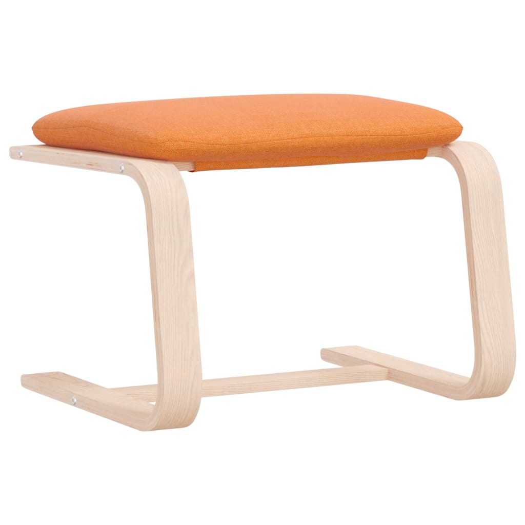 Voetenbank 51x41x40 cm stof donkergeel is nu te koop bij PeponiXL, paradijselijk wonen!