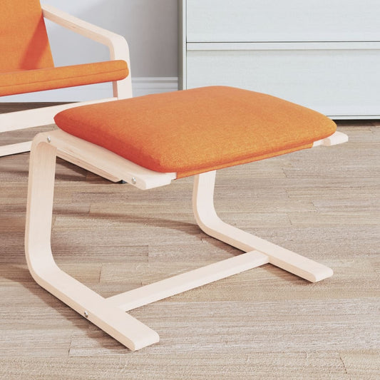 Voetenbank 51x41x40 cm stof donkergeel is nu te koop bij PeponiXL, paradijselijk wonen!