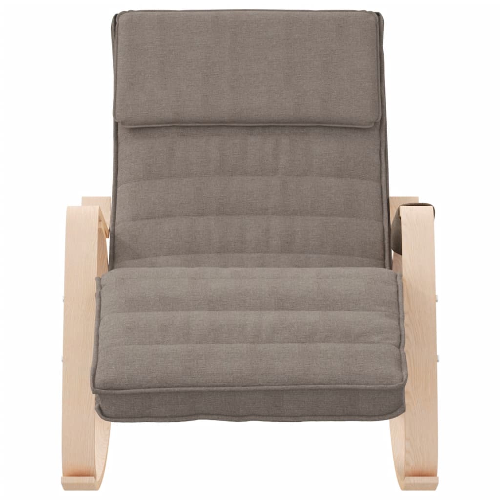 Schommelstoel stof taupe is nu te koop bij PeponiXL, paradijselijk wonen!