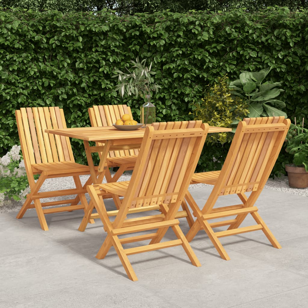 5-delige Tuinset massief teakhout is nu te koop bij PeponiXL, paradijselijk wonen!