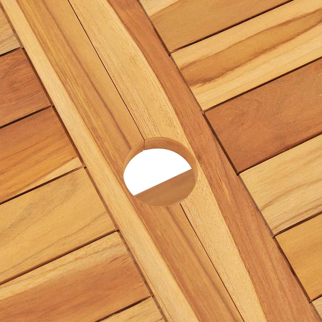 7-delige Tuinset massief teakhout is nu te koop bij PeponiXL, paradijselijk wonen!