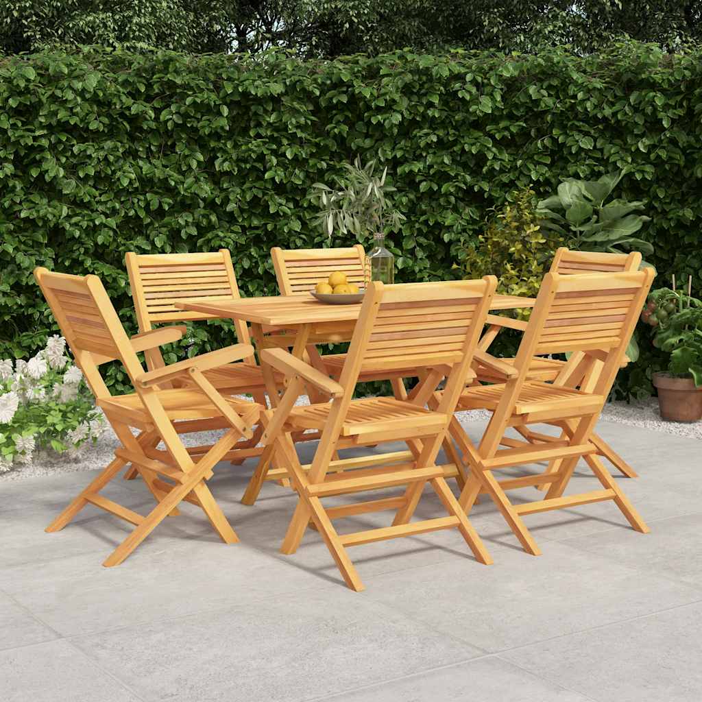 7-delige Tuinset massief teakhout is nu te koop bij PeponiXL, paradijselijk wonen!