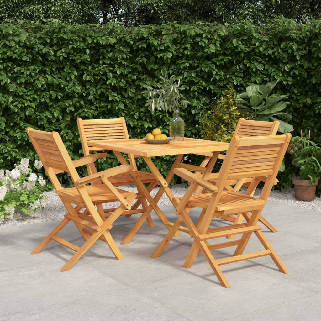 5-delige Tuinset massief teakhout is nu te koop bij PeponiXL, paradijselijk wonen!