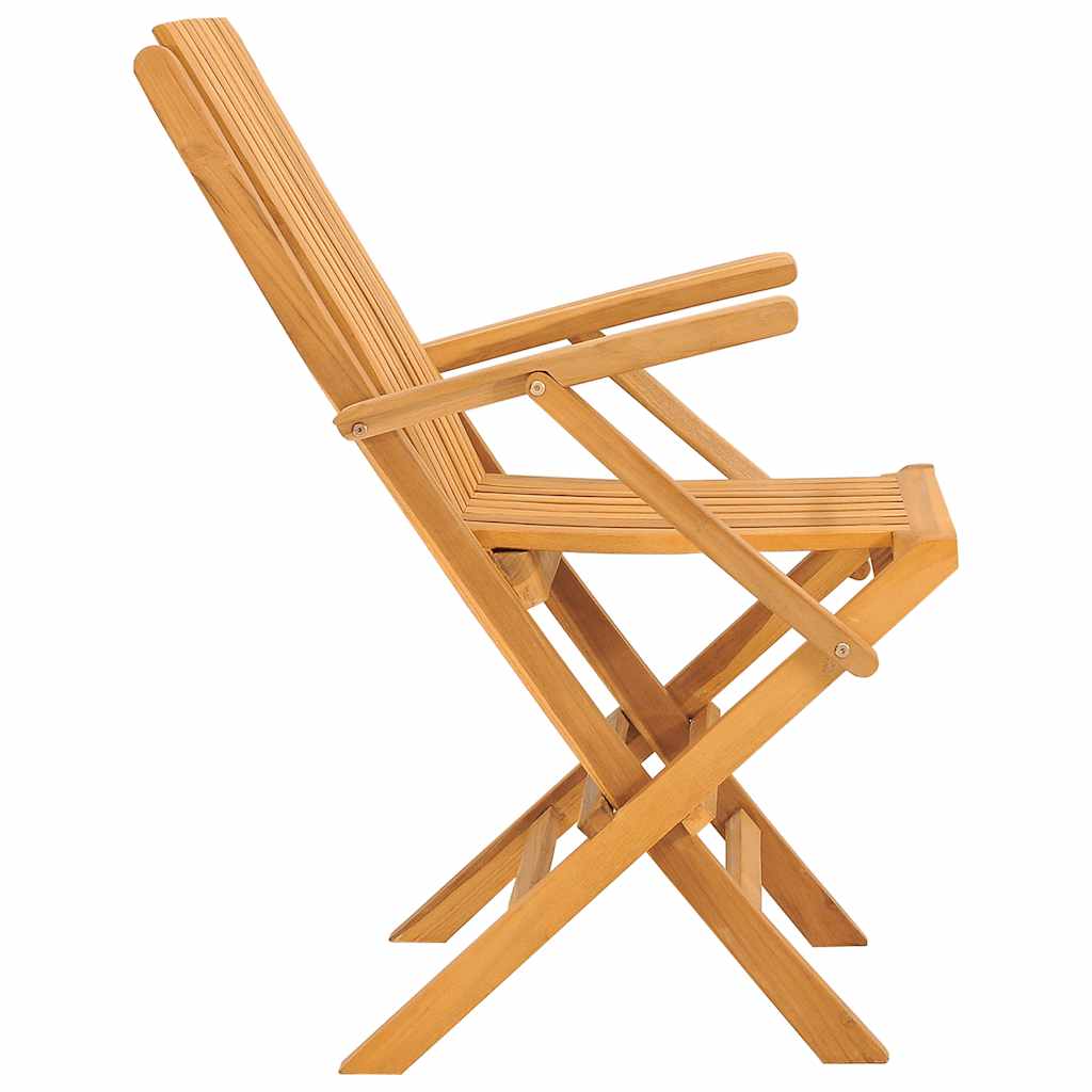 Tuinstoelen 4 st inklapbaar 61x67x90 cm massief teakhout is nu te koop bij PeponiXL, paradijselijk wonen!