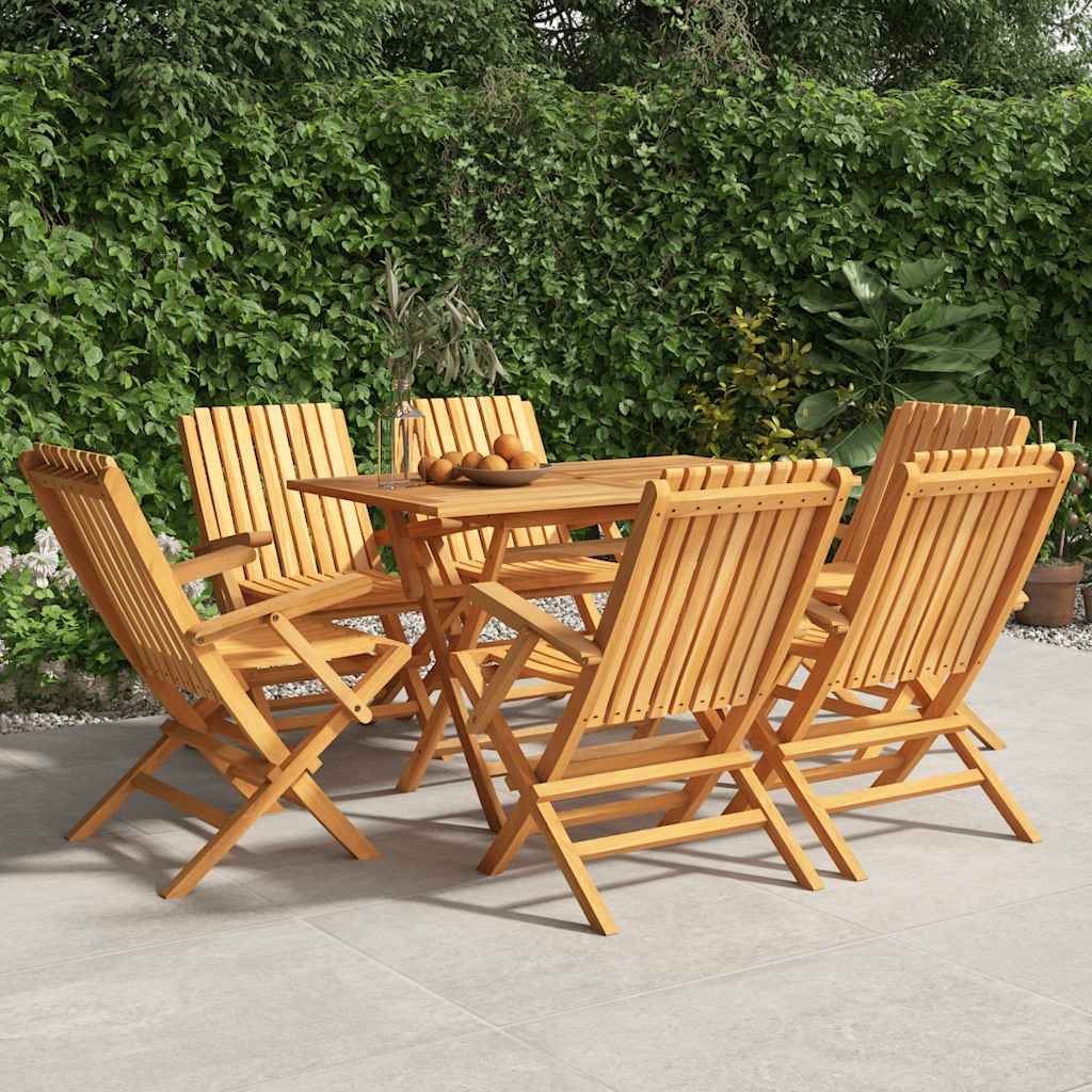 Tuinstoelen 6 st inklapbaar 61x67x90 cm massief teakhout is nu te koop bij PeponiXL, paradijselijk wonen!