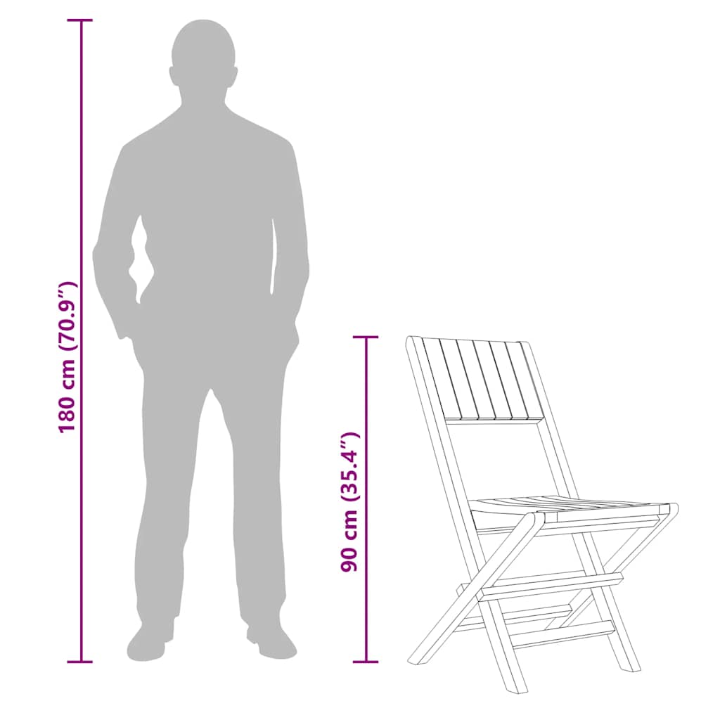 Tuinstoelen 6 st inklapbaar 47x61x90 cm massief teakhout is nu te koop bij PeponiXL, paradijselijk wonen!