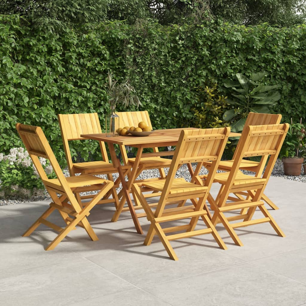 Tuinstoelen 6 st inklapbaar 47x61x90 cm massief teakhout is nu te koop bij PeponiXL, paradijselijk wonen!