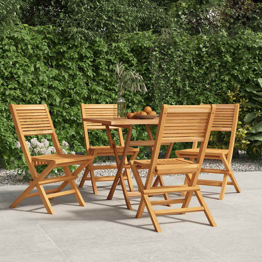 Tuinstoelen inklapbaar 4 st 47x62x90 cm massief teakhout is nu te koop bij PeponiXL, paradijselijk wonen!