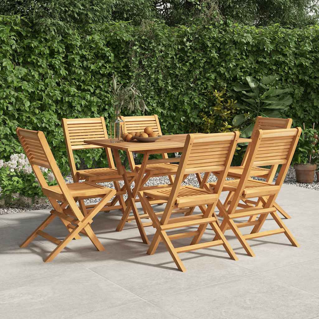 Tuinstoelen inklapbaar 6 st 47x62x90 cm massief teakhout is nu te koop bij PeponiXL, paradijselijk wonen!