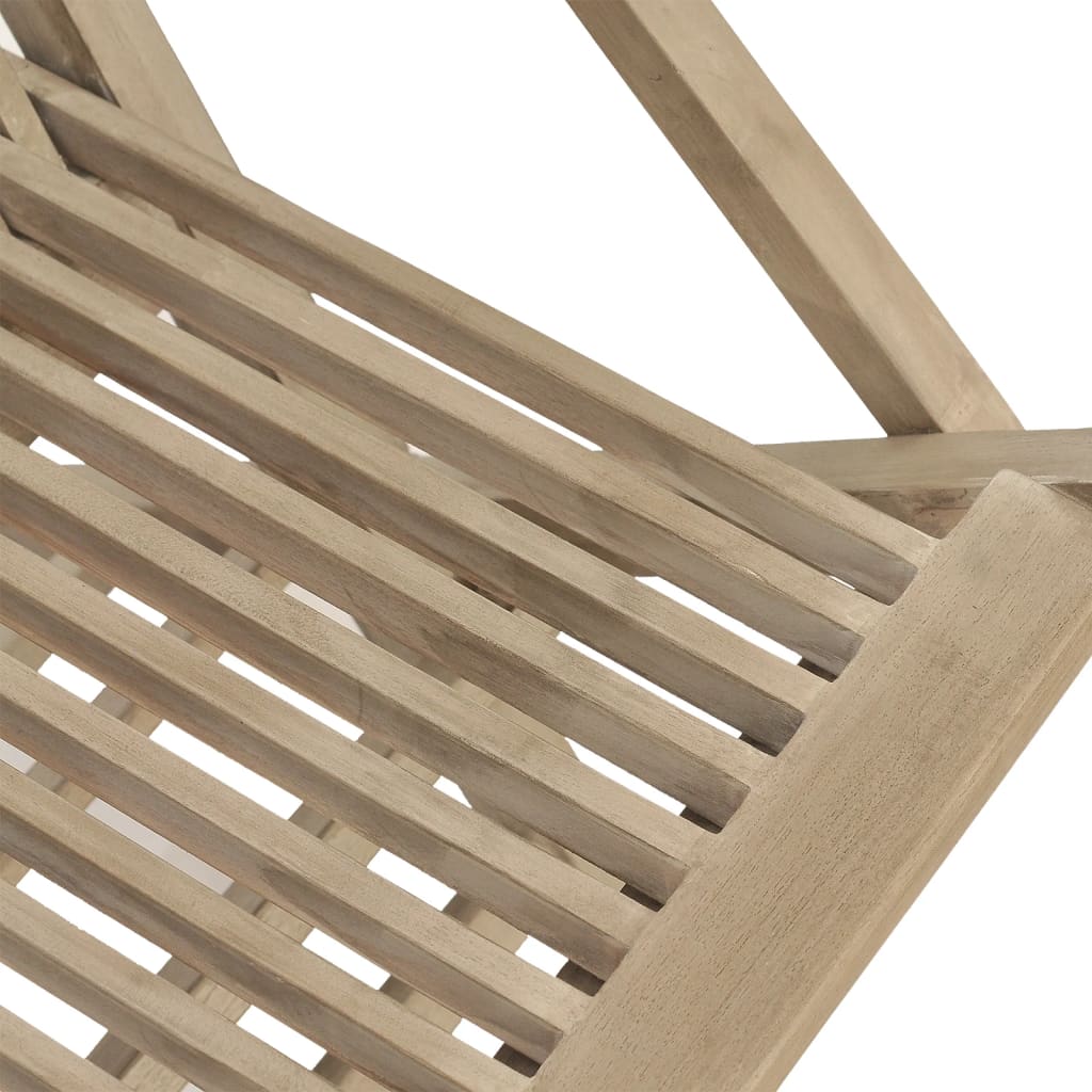 Tuinstoelen inklapbaar 8 st 56x61x89 cm massief teakhout grijs is nu te koop bij PeponiXL, paradijselijk wonen!