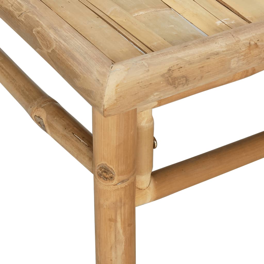 9-delige Loungeset met kussens bamboe lichtgrijs is nu te koop bij PeponiXL, paradijselijk wonen!