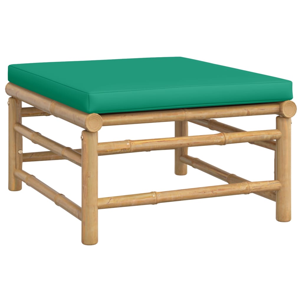 5-delige Loungeset met kussens bamboe groen is nu te koop bij PeponiXL, paradijselijk wonen!