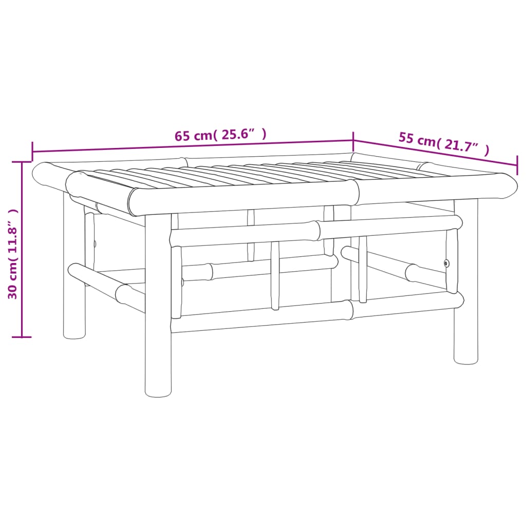 5-delige Loungeset met kussens bamboe donkergrijs is nu te koop bij PeponiXL, paradijselijk wonen!