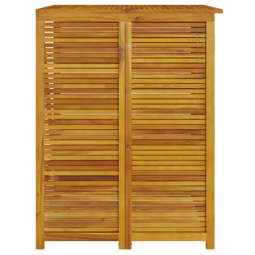 Afvalbakberging dubbel 140x89x117 cm massief acaciahout is nu te koop bij PeponiXL, paradijselijk wonen!